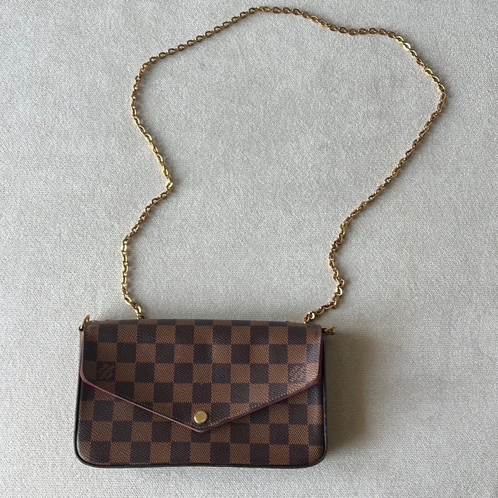 Louis Vuitton Felicie Pochette damier ebene